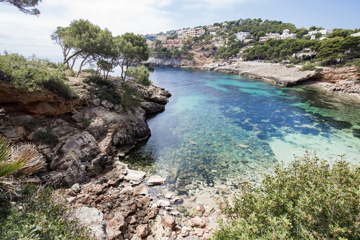 Schöne Bucht Cala Marmassen im Südwesten Mallorcas