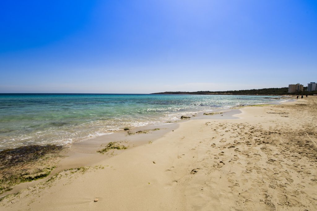 Strand Son Moro - Strandabschnitt südlich von Cala Millor im Osten Mallorcas