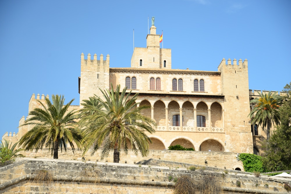 Königspalast de Almudaina in Palma de Mallorca Palacio de la Almudaina