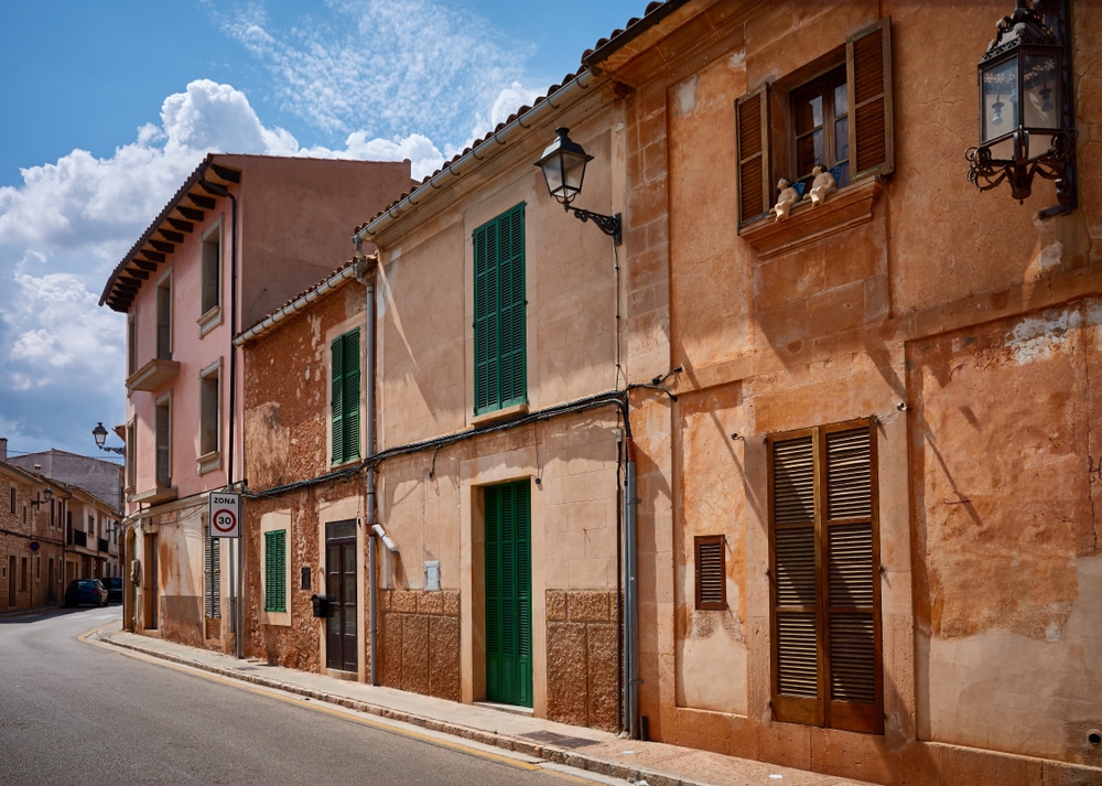 Stadt Santanyi – Hauptort der Gemeinde Santanyi im Südosten Mallorcas