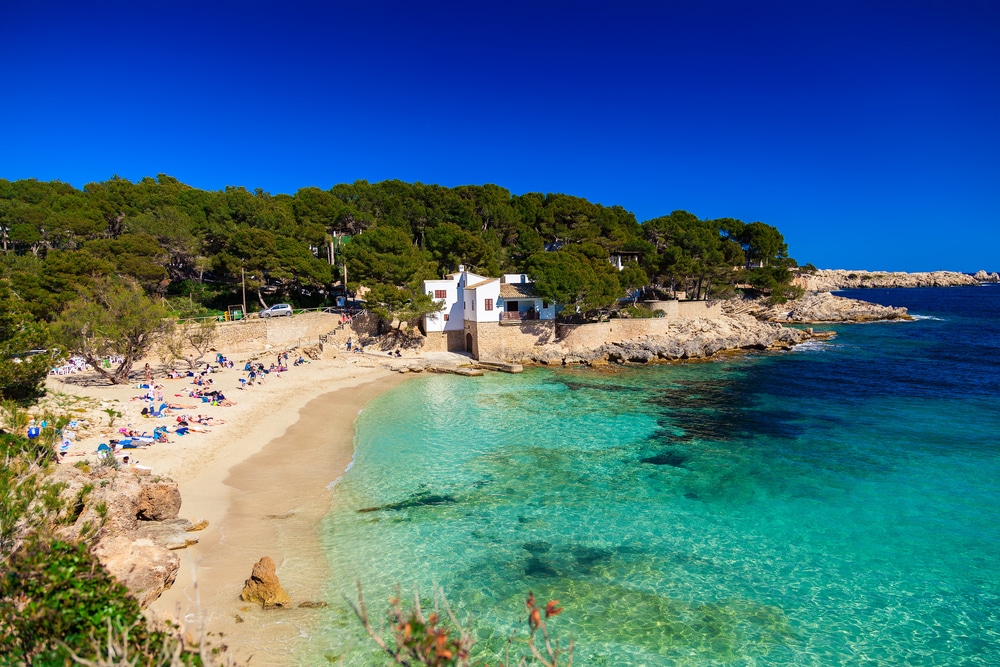 Strand Cala Gat beim Urlaubsort Cala Ratjada im Osten von Mallorca