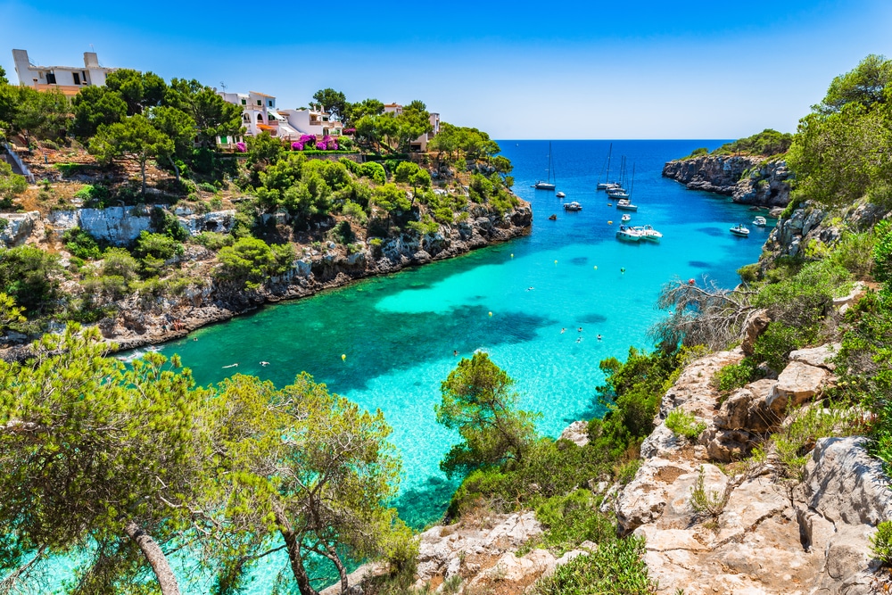 Idyllische Bucht Cala Pi auf der Insel Mallorca | Urlaub Mallorca