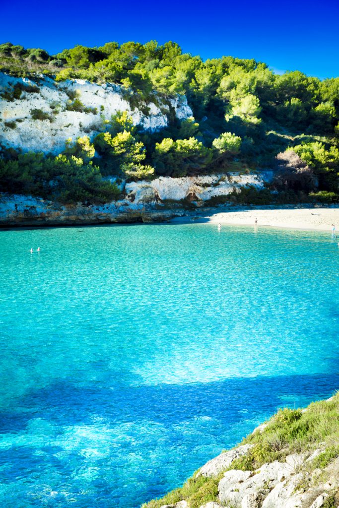 Strand Playa Romantica - Auch Cala Estany den Mas genannt, malerischer Strand im Osten von Mallorca